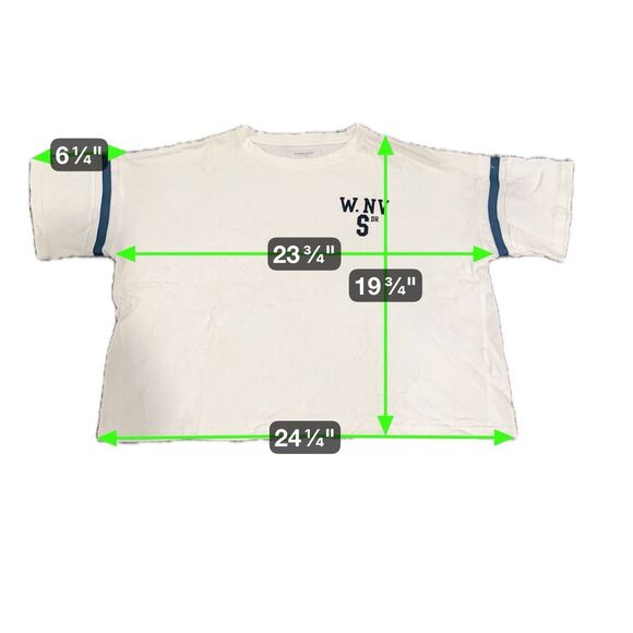 Ciaopanic Typy Short Sleeve Pocket T-shirt Medium W. NV Sdr Crop Top - Picture 2 of 6